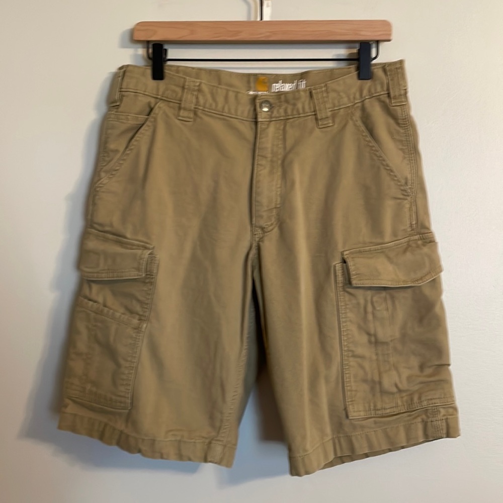 Men’s Carhartt Tan Cargo Shorts Size 32